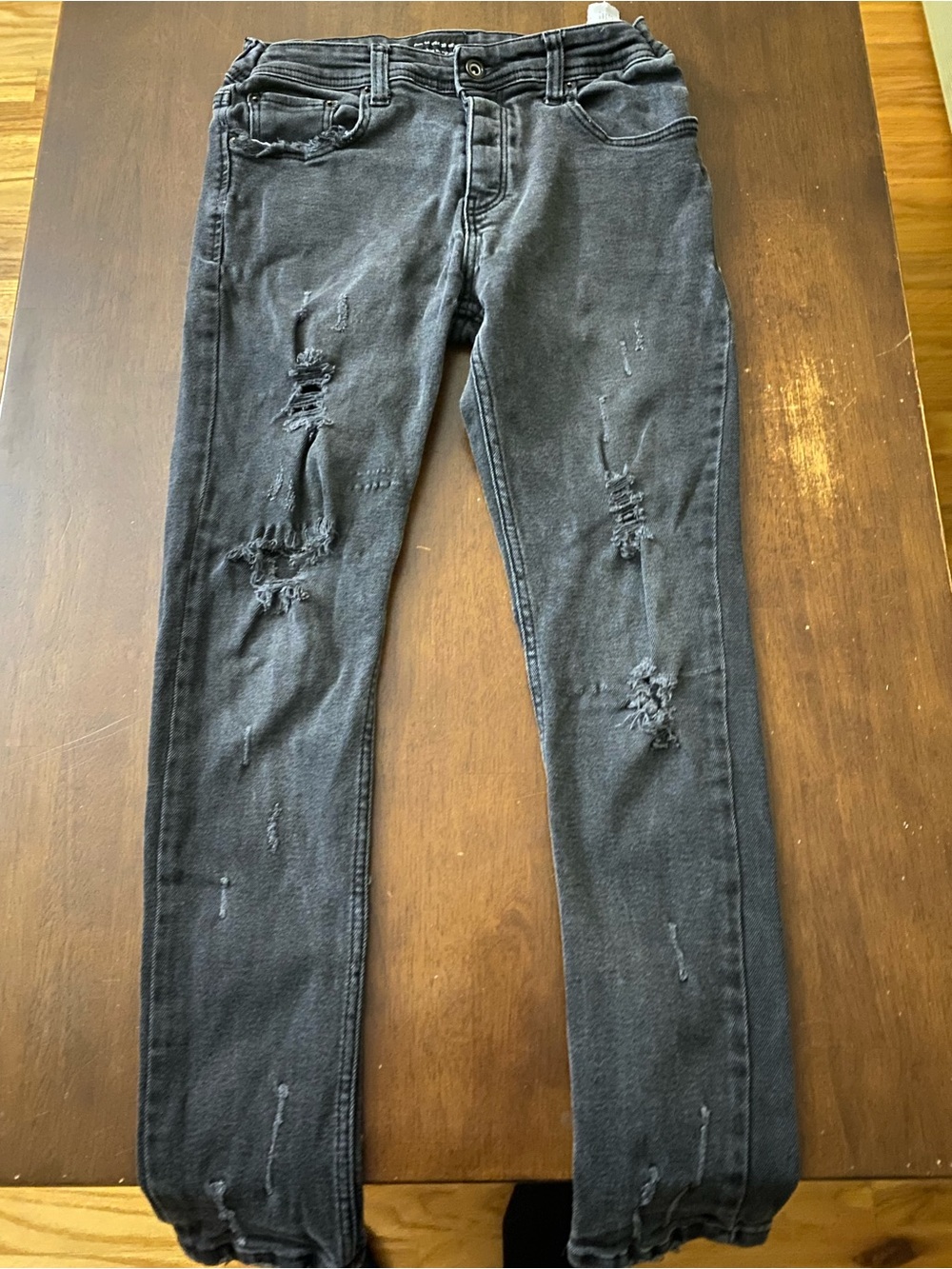 Men's Black Ripped Skinny Jeans - Modern Slim Fit made in Turkey
